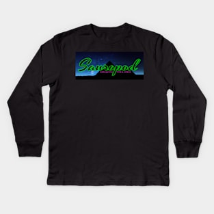 Sauropod Podcast: The Fourth Dimension Kids Long Sleeve T-Shirt